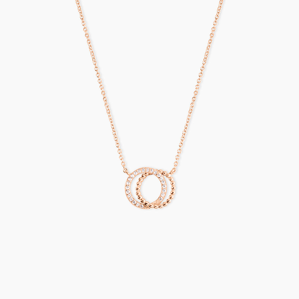 Collier Janne Argent Rose Oxyde De Zirconium - Colliers avec pierres Femme | Marc Orian