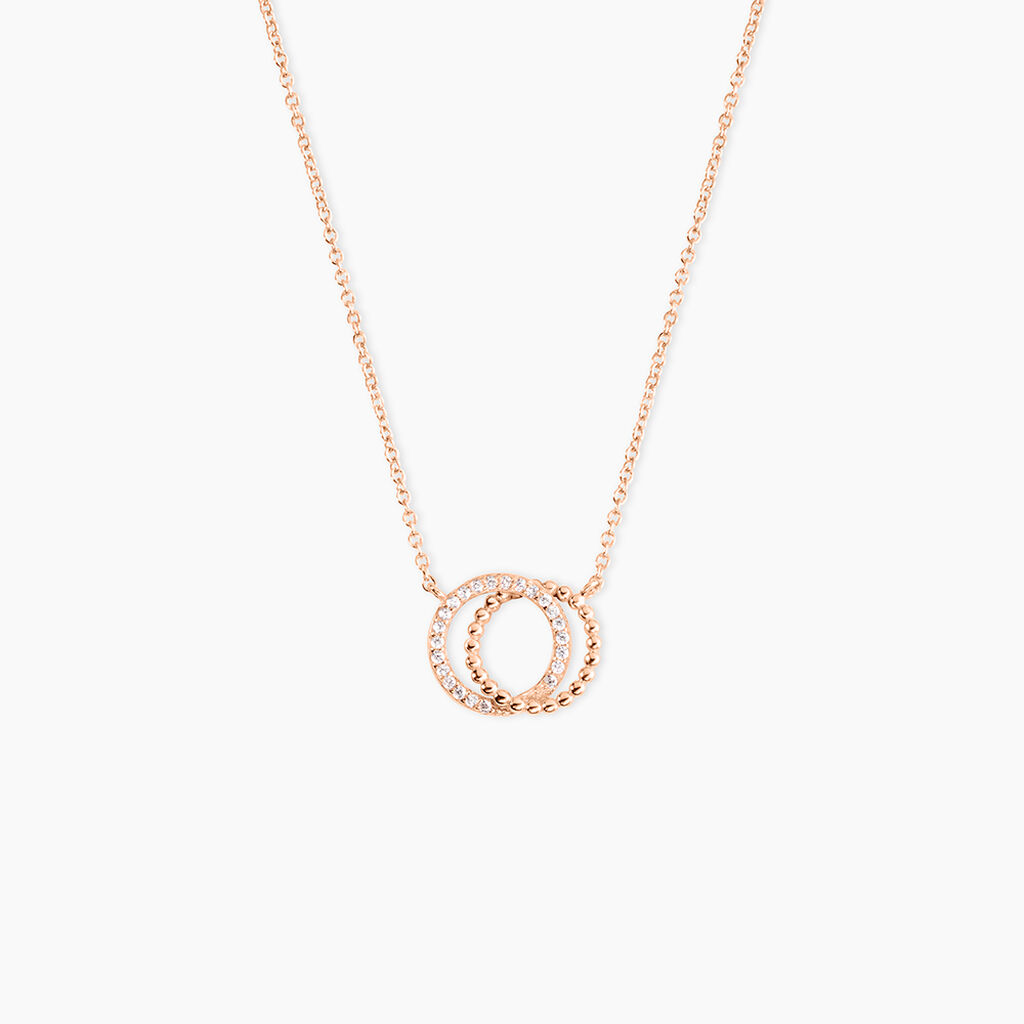Collier Janne Argent Rose Oxyde De Zirconium - Colliers avec pierres Femme | Marc Orian