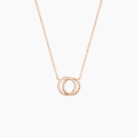 Collier Janne Argent Rose Oxyde De Zirconium - Colliers avec pierres Femme | Marc Orian