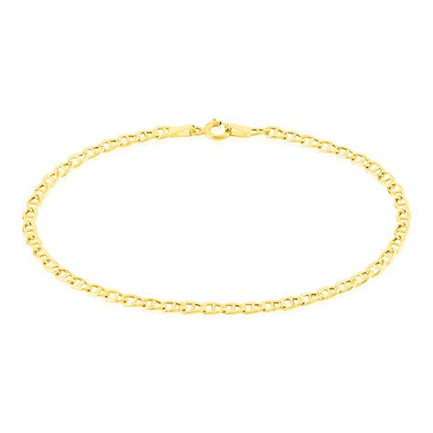 Bracelet Capucin Or Jaune Maille Marine Plate - Bracelets mailles Femme | Marc Orian