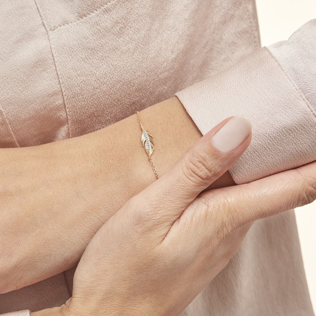 Bracelet Plaqué Or Raynal Pierres Artificielles - Sélection Bohème Femme | Marc Orian