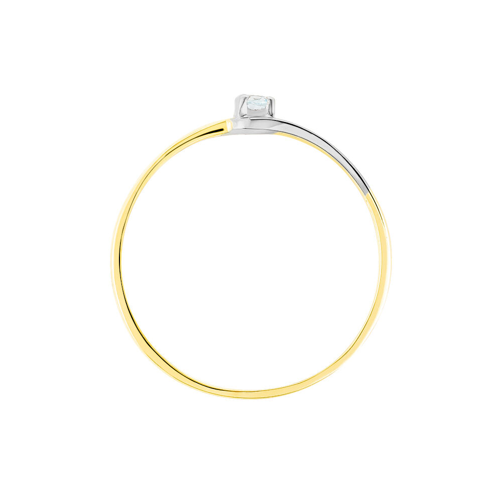 Bague Nesryne Or Bicolore Topaze - Bagues pierres fines Femme | Marc Orian