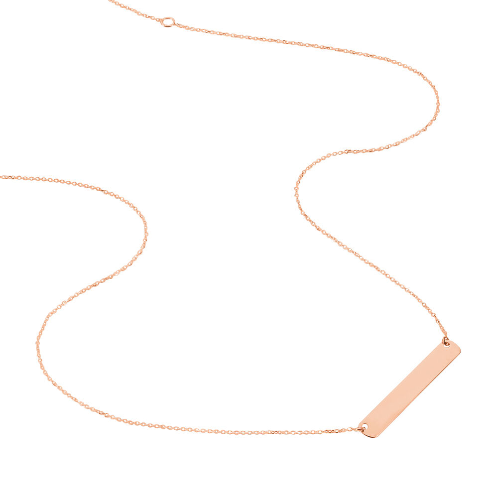 Collier Beavis Or Rose - Bijoux personnalisés Femme | Marc Orian