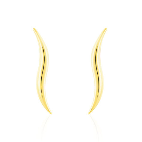 Boucles D'oreilles Pendantes Merone Vagues Or Jaune - Pendantes Femme | Marc Orian
