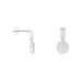 Boucles D'oreilles Pendantes Lisyae Or Blanc Diamant - Pendantes Femme | Marc Orian