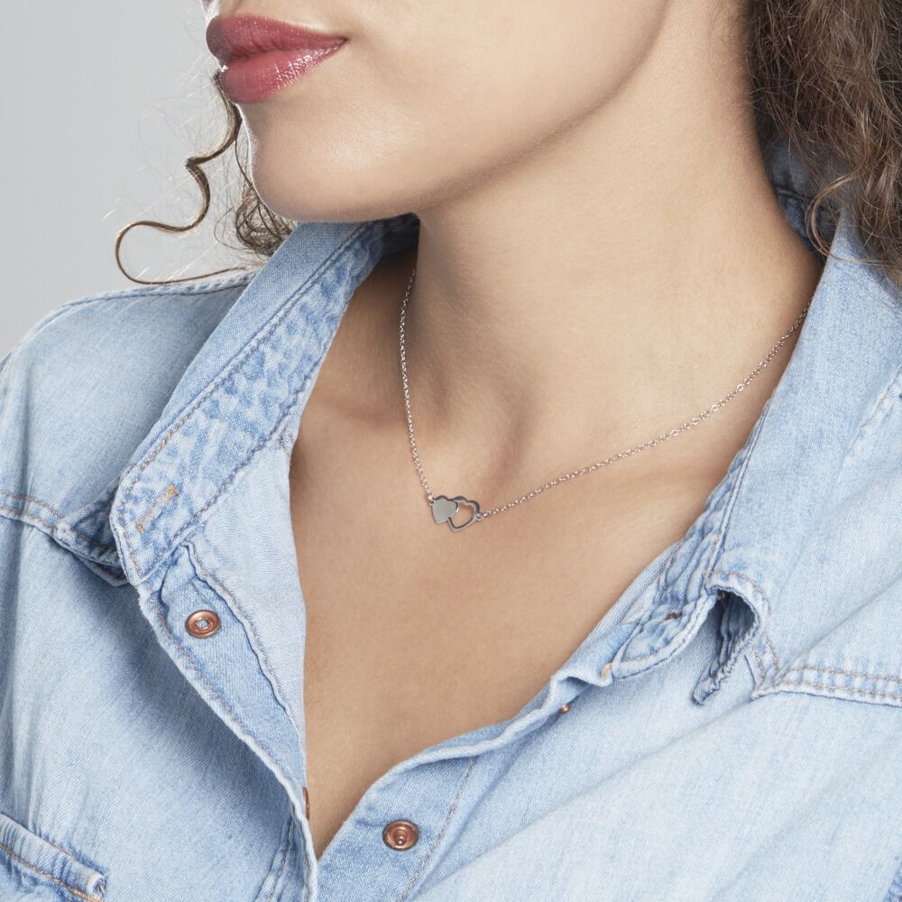 Collier Blandine Argent Blanc - Colliers Femme | Marc Orian