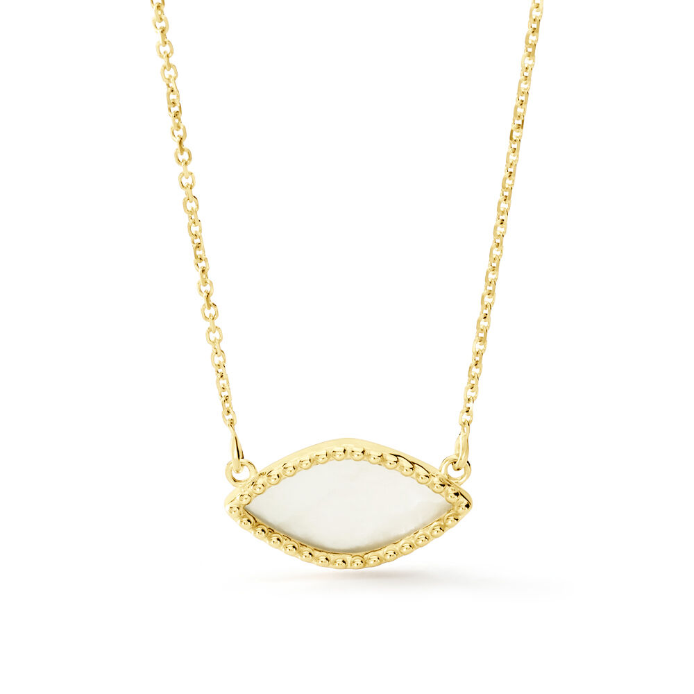 Collier Silma Or Jaune Nacre - Colliers avec pierres Femme | Marc Orian