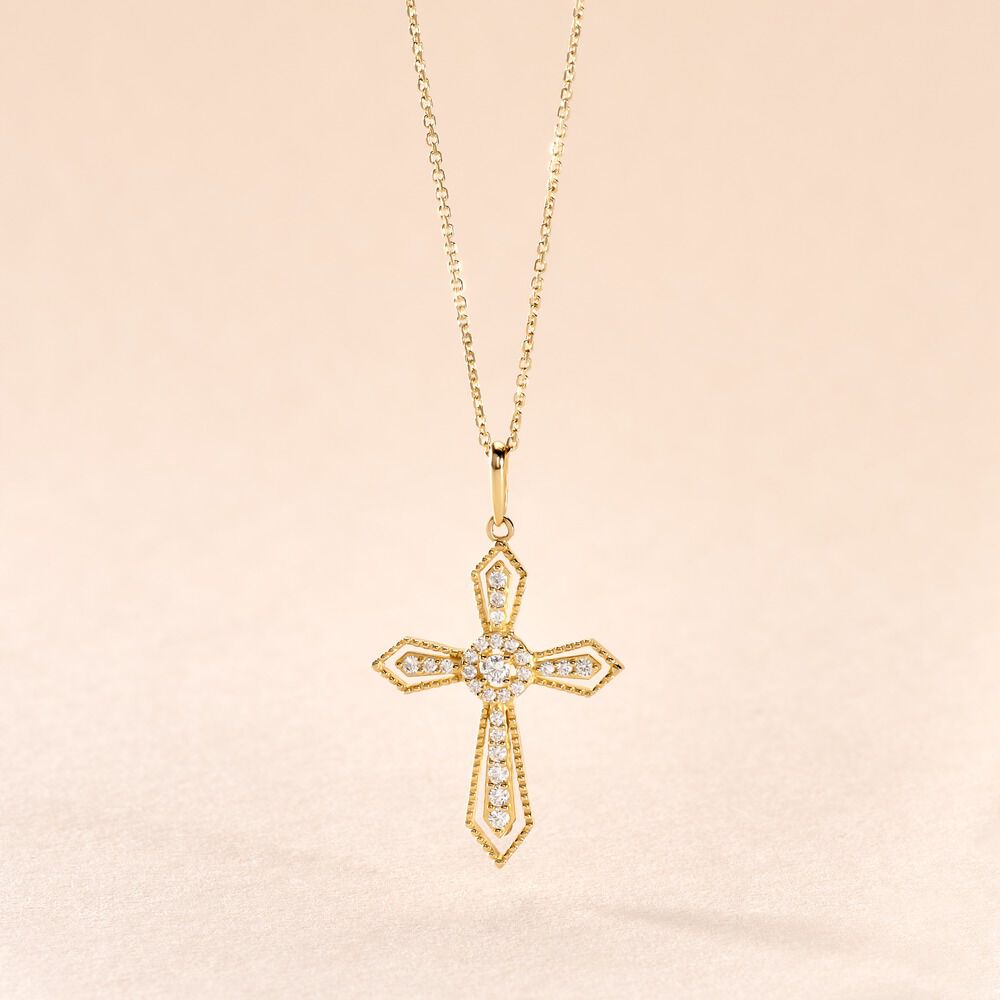 Pendentif Phrixus Or Jaune Oxyde De Zirconium - Pendentifs Famille | Marc Orian