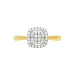 Bague Naveen Ld Or Jaune Diamant Synth&eacute;tique - Parures de mariage Femme | Marc Orian