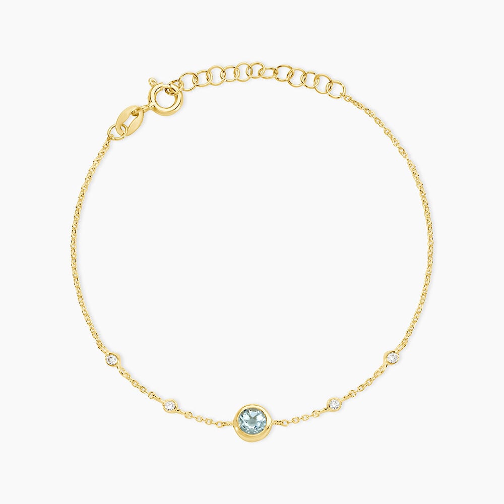 Bracelet Poem Argent Jaune Topaze Oxyde De Zirconium - Bracelets fantaisie Femme | Marc Orian