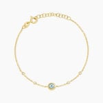 Bracelet Poem Argent Jaune Topaze Oxyde De Zirconium - Bracelets fantaisie Femme | Marc Orian