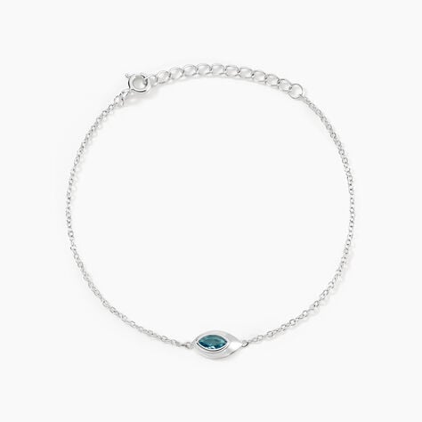 Bracelet Duchesse Argent Blanc Oxyde De Zirconium - Bracelets chaînes Femme | Marc Orian