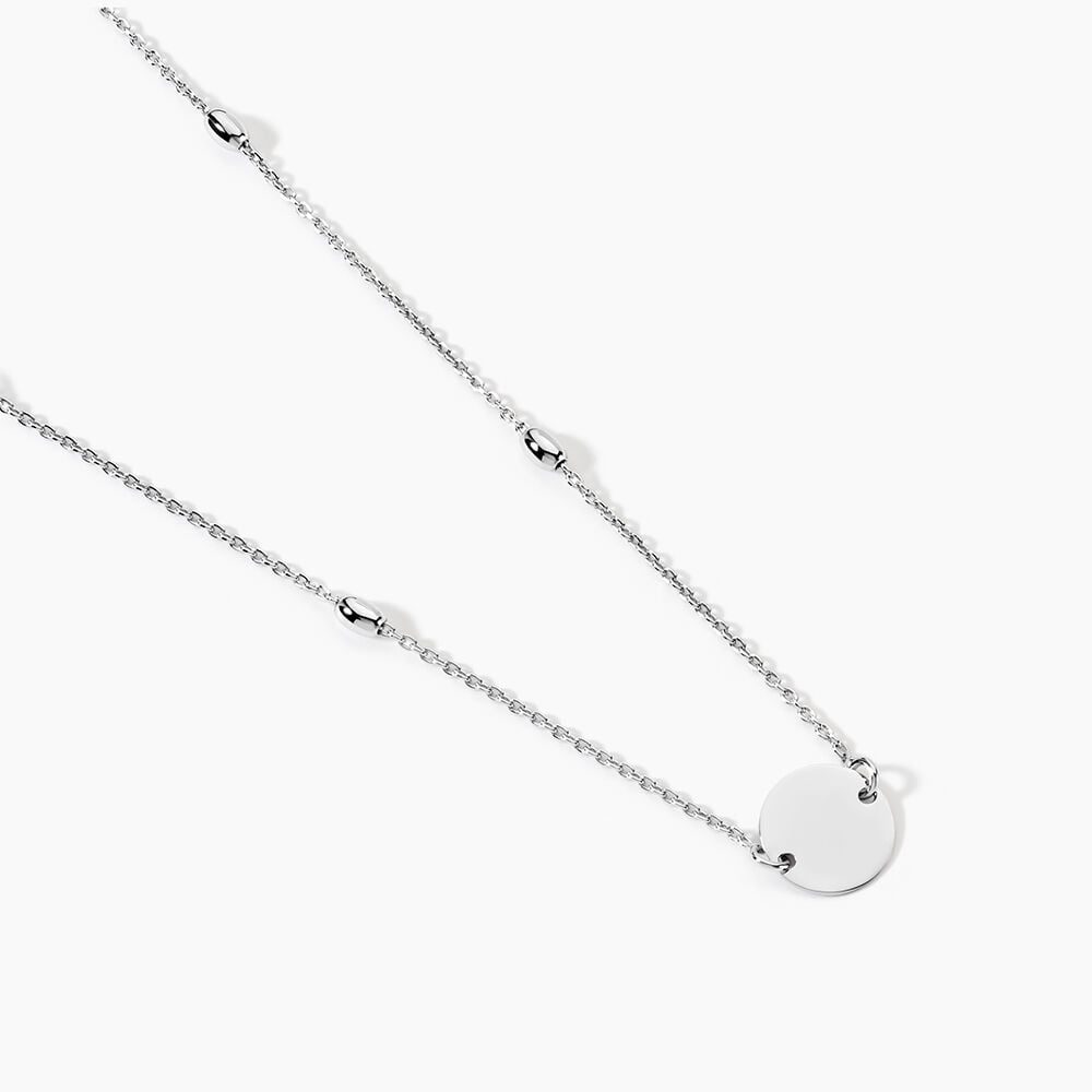 Collier Argent Blanc Monca - Colliers fantaisie Femme | Marc Orian