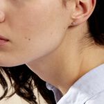 Boucles D'oreilles Puces Elda Serti Clos Or Jaune Oxyde De Zirconium - Puces Femme | Marc Orian