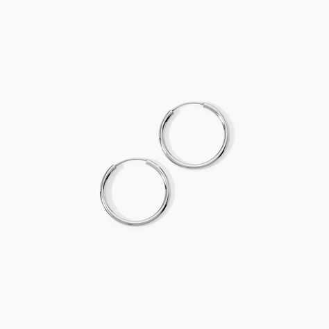 Cr&eacute;oles Valencina Or Blanc - Cr&eacute;oles Femme | Marc Orian