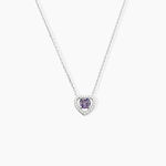 Collier Suzon Argent Blanc Oxyde De Zirconium - Colliers avec pierres Femme | Marc Orian