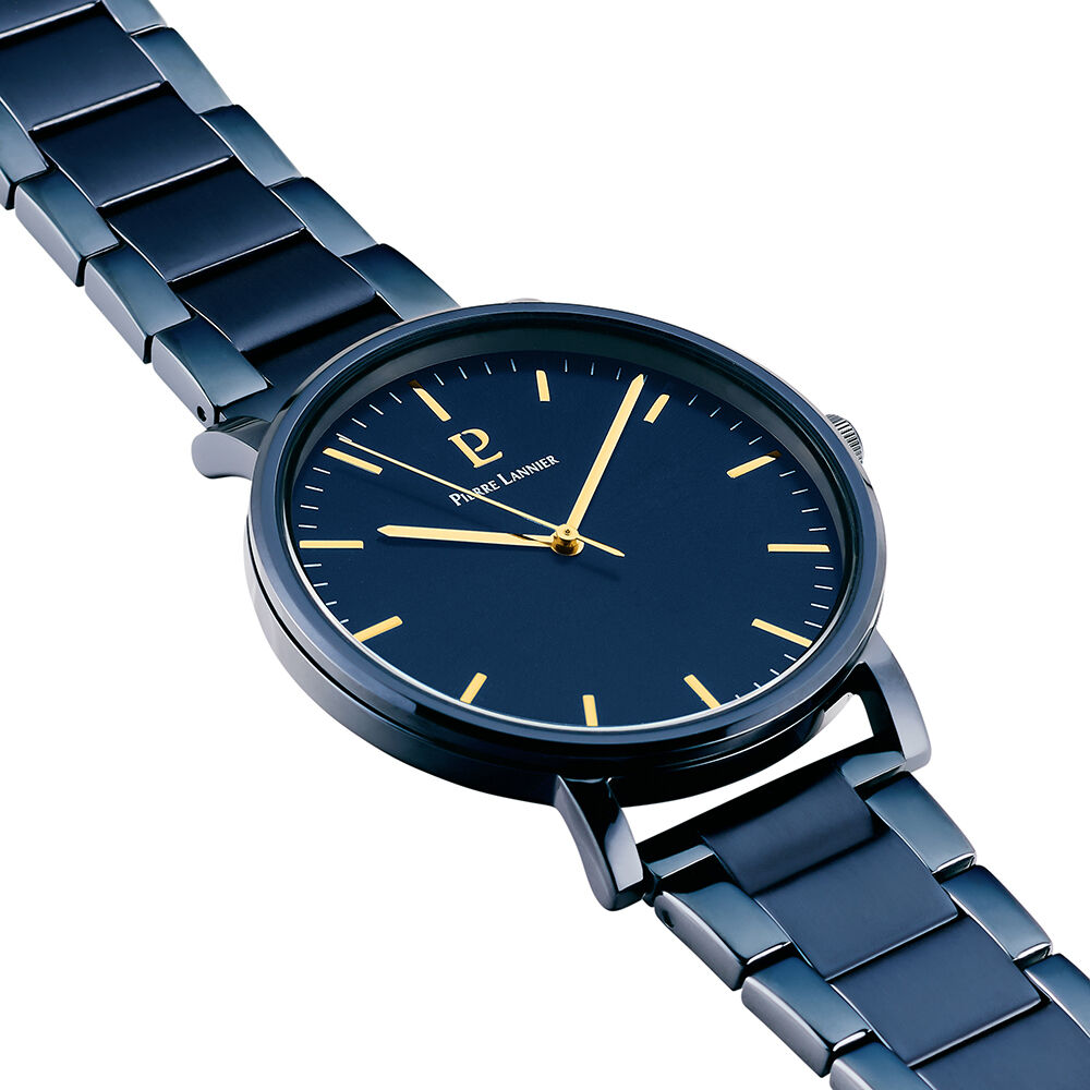 Montre Pierre Lannier Essential Bleu - Montres &eacute;tanches Homme | Marc Orian