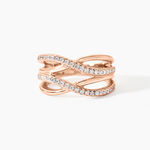 Bague Moisette Argent Rose Oxyde De Zirconium - Bijoux fantaisie Femme | Marc Orian