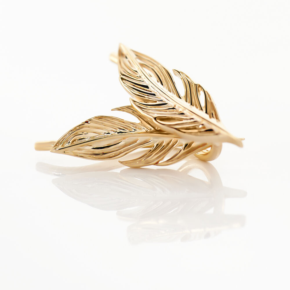 Boucles D'oreilles Grimpantes Hanae Plaqu&eacute; Or Jaune - Piercings d'oreilles Femme | Marc Orian