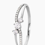 Bague Edwige Or Blanc Oxyde De Zirconium - Solitaires Femme | Marc Orian