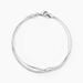 Bracelet Maille Benedicta Argent Blanc - Bracelets mailles Femme | Marc Orian