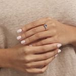 Bague Mathilde Or Rose Topaze Et Oxyde De Zirconium - Bagues pierres fines Femme | Marc Orian