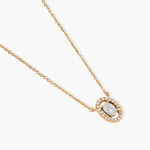 Collier Classical Plaqu&eacute; Or Jaune Oxyde De Zirconium - Colliers avec pierres Femme | Marc Orian