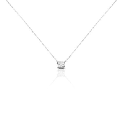 Collier Or Blanc Dream Diamants - Colliers avec pierres Femme | Marc Orian