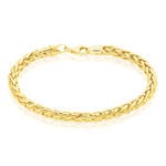Bracelet Jany Maille Palmier Or Jaune - Bracelets mailles Femme | Marc Orian