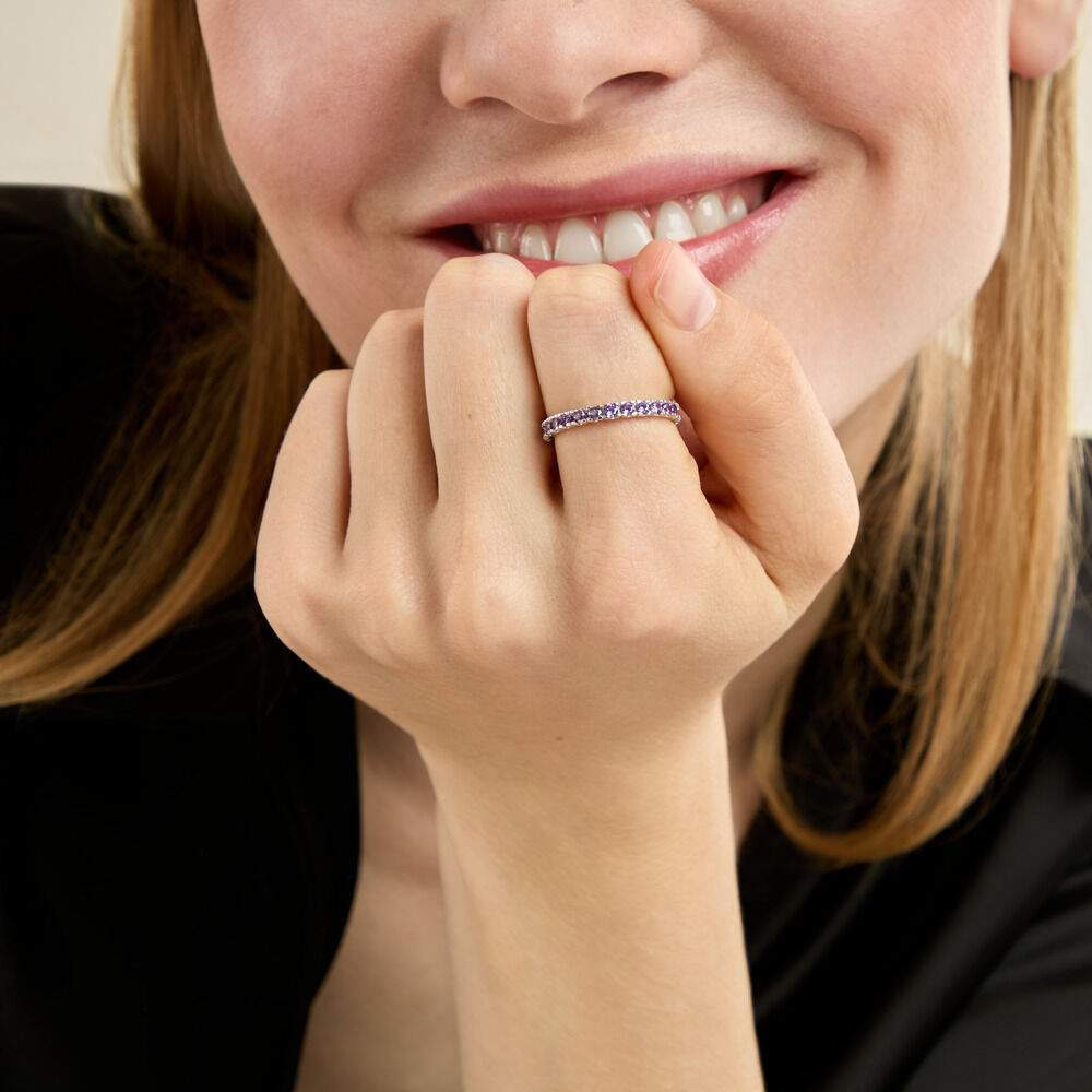 Bague Rio Argent Blanc Oxyde De Zirconium - Bijoux fantaisie Femme | Marc Orian