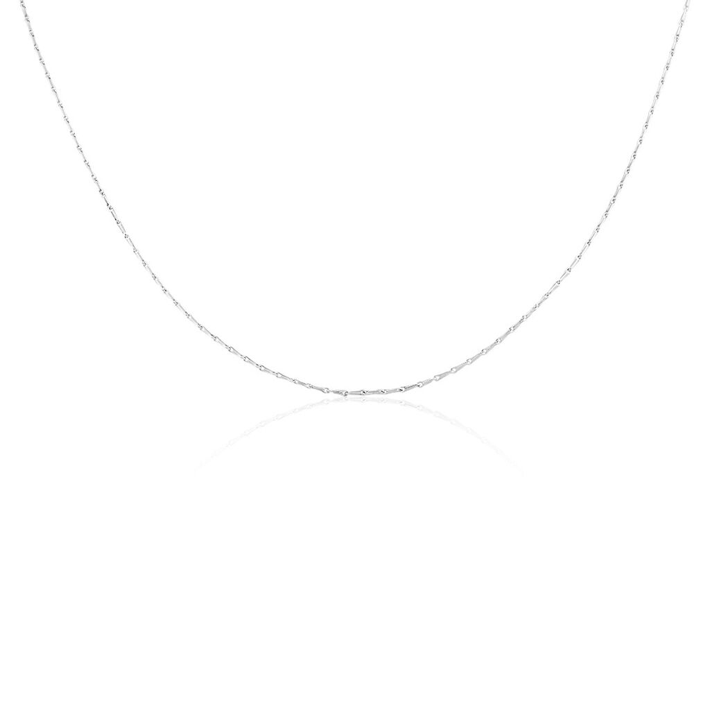 Chaine Ylsa Argent Blanc - Colliers fantaisie Femme | Marc Orian