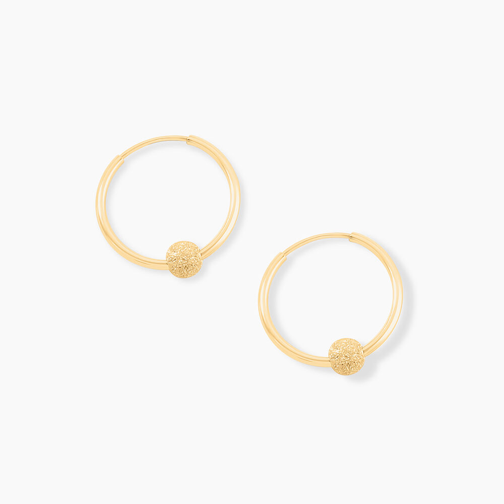 Cr&eacute;oles Ariel Or Jaune - Cr&eacute;oles Femme | Marc Orian