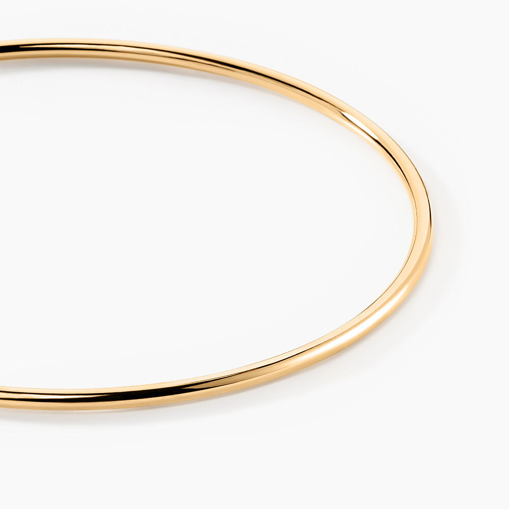 Bracelet Jonc Xylina Fil Rond Lisse Or Jaune - Bracelets joncs Famille | Marc Orian