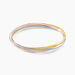 Bracelet Jonc Annie-france Plaqué Or Tricolore - Bracelets joncs Femme | Marc Orian