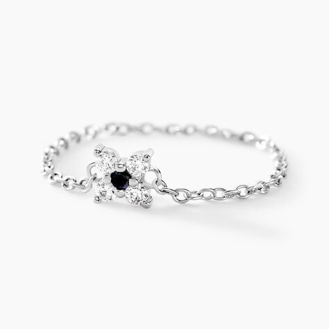 Bague Lindie Argent Blanc Oxyde De Zirconium - Bagues avec pierre Femme | Marc Orian