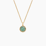 Collier Plaqu&eacute; Or Neassa Amazonite - Colliers avec pierres Femme | Marc Orian