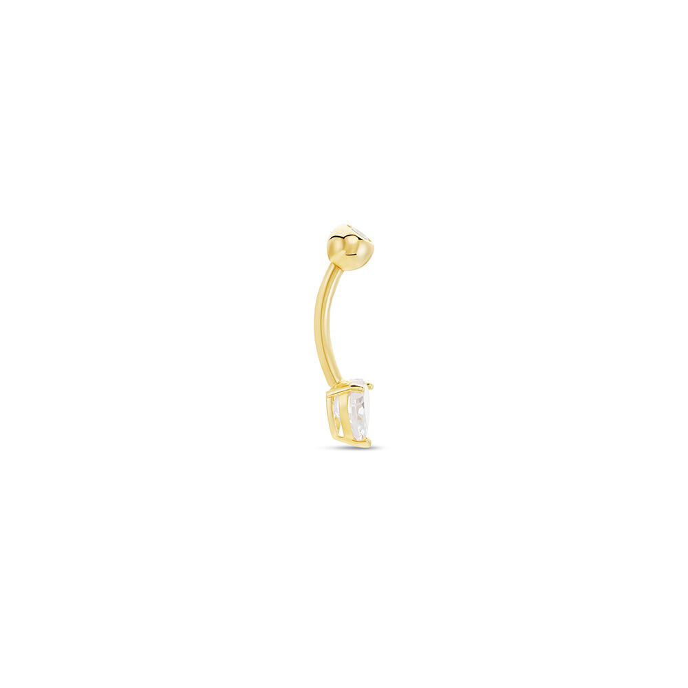 Piercing Cornelis Or Jaune Oxyde De Zirconium - Piercing Nombril Femme | Marc Orian