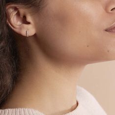 Créoles Andgelina Rondes Or Jaune Oxyde De Zirconium - Boucles d'oreilles Créoles Femme | Marc Orian