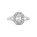 Bague Transmission Or Blanc Diamant - Solitaires Femme | Marc Orian