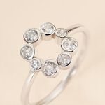 Bague Ryo Argent Blanc Oxyde De Zirconium - Bijoux fantaisie Femme | Marc Orian