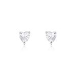 Boucles D'oreilles Puces Breana Argent Blanc Oxyde De Zirconium - Puces Femme | Marc Orian