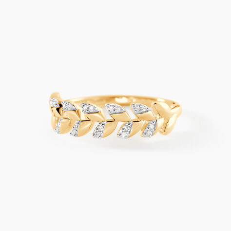 Bague Berinice Or Jaune Diamant - Parures de mariage Femme | Marc Orian