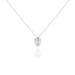 Collier Gabrielle Argent Blanc Oxyde De Zirconium - Colliers avec pierres Femme | Marc Orian