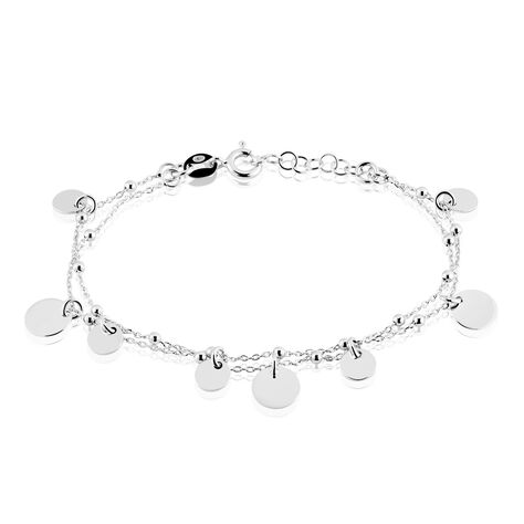 Bracelet Argent Blanc Merve - Bracelets Medailles Femme | Marc Orian
