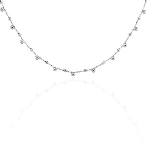 Collier Yera Argent Blanc - Colliers fantaisie Femme | Marc Orian