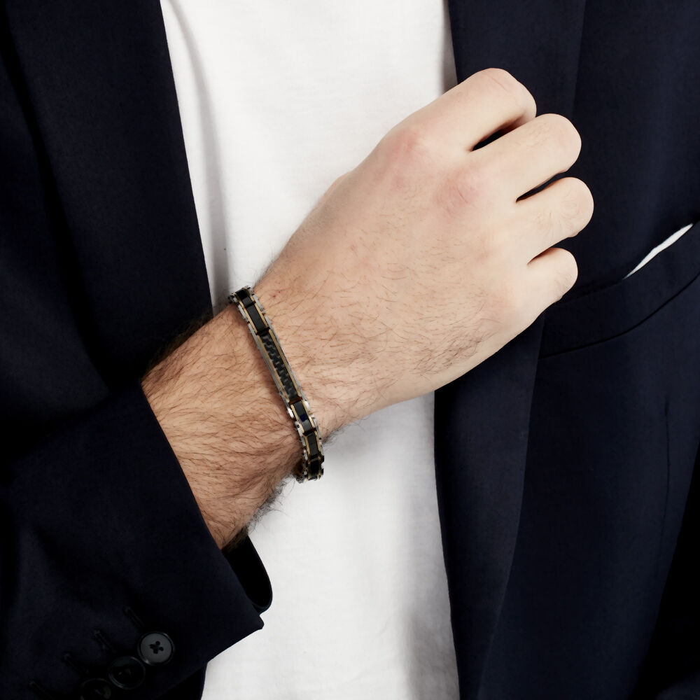 Bracelet Nuku Acier Blanc -  Homme | Marc Orian