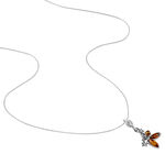 Collier Nadiana Argent Blanc Ambre - Colliers avec pierres Femme | Marc Orian