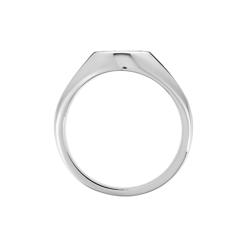 Chevalière Chesley Argent Blanc Oxyde De Zirconium - Chevalières Femme | Marc Orian