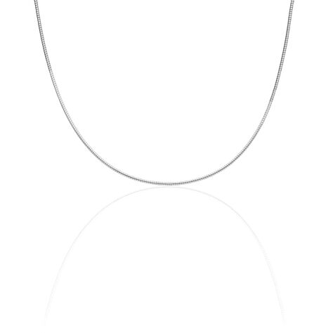 Chaîne Kassie Maille Omega Argent Blanc - Chaines Femme | Marc Orian
