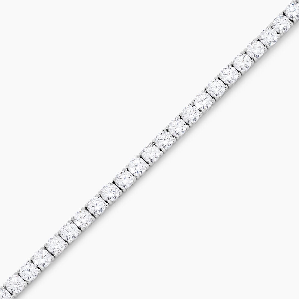 Bracelet Tennis Argent Blanc Oxyde De Zirconium - Bracelets cha&icirc;nes Femme | Marc Orian